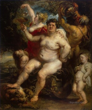  Paul Painting - Bacchus Baroque Peter Paul Rubens